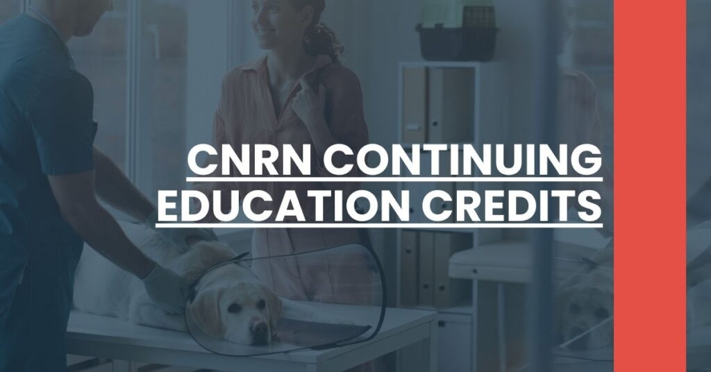 CNRN Continuing Education Credits Feature Image
